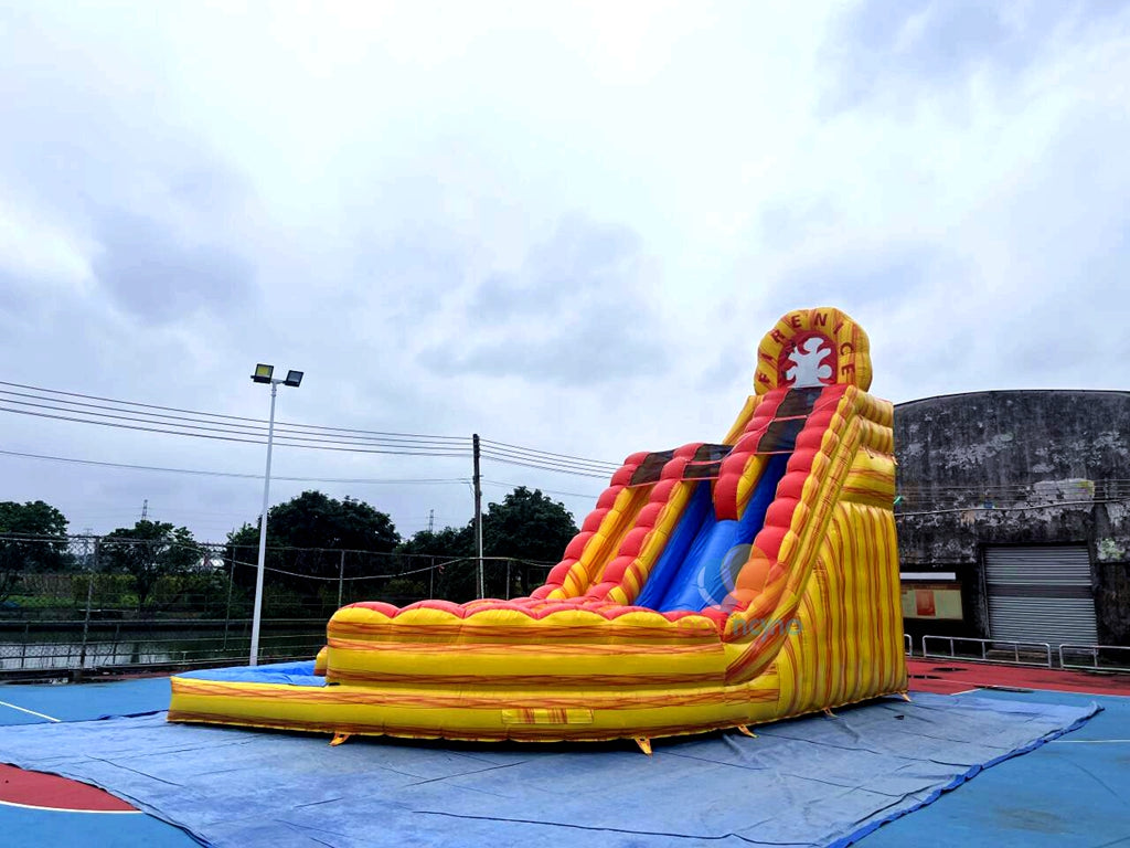 Exciting Dual-Lane Inflatable Water Slide Commercial Grade Fun for Playgrounds & Parks