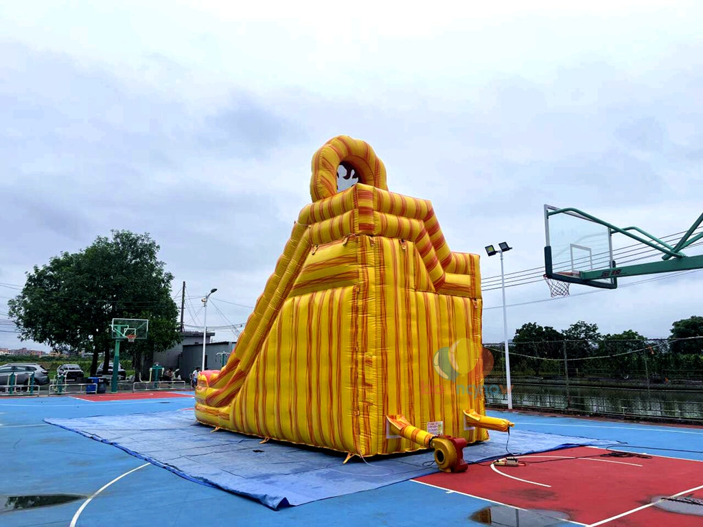 Exciting Dual-Lane Inflatable Water Slide Commercial Grade Fun for Playgrounds & Parks