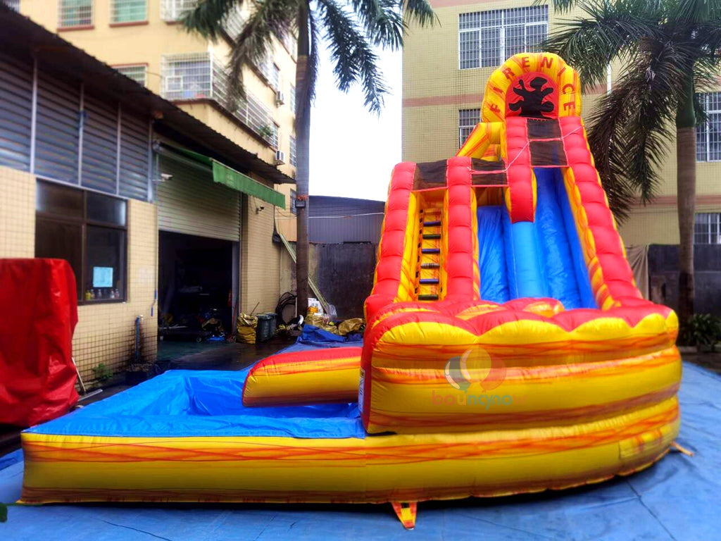 Exciting Dual-Lane Inflatable Water Slide Commercial Grade Fun for Playgrounds & Parks