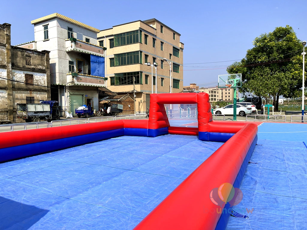 Fun Inflatable Soccer Game Field Exciting Inflatable Soccer Playground Great for Parties & Events