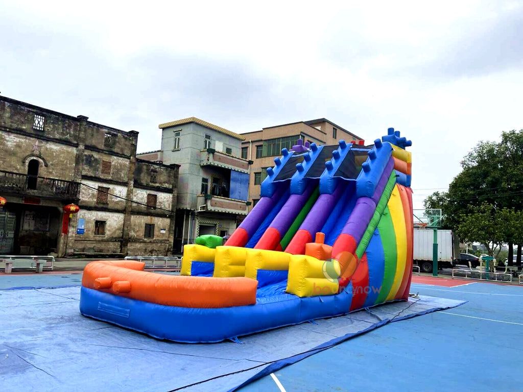 Rainbow Commercial Inflatable Water Slide Swimming Pool Perfect for Summer Events Fun for All Ages