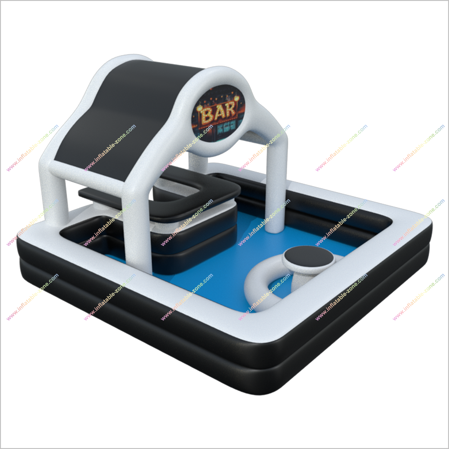 Bar With Pool Tables Near Me Fun Pool Toys Water Swimming Inflatable Pool Bar Backyard Games For Adults
