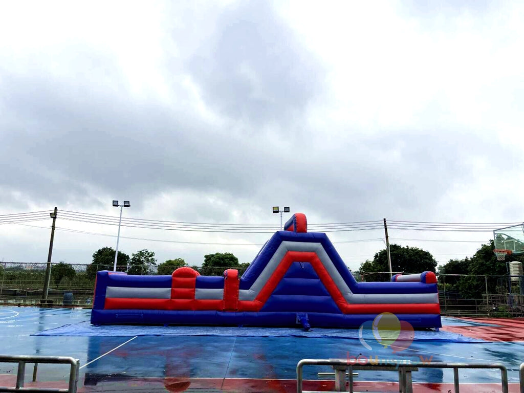 Funny Inflatable Combos Obstacle Course Water Slide Party For Team Events Exciting Outdoor Fun