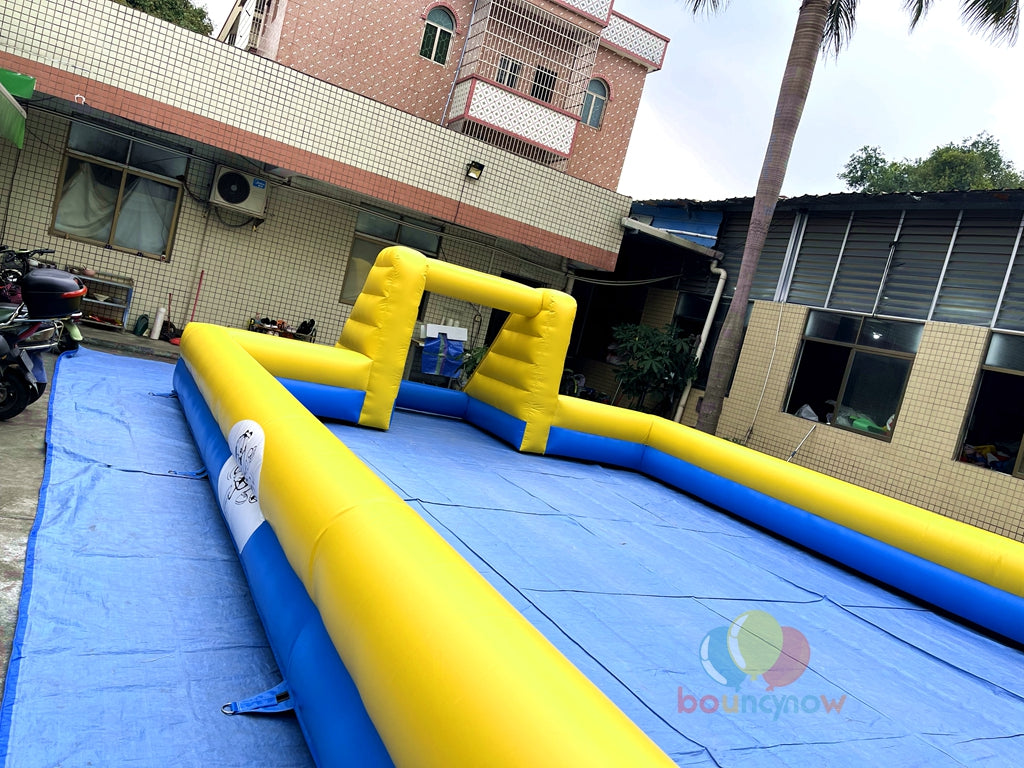 Fun Inflatable Soccer Game Field Exciting Inflatable Soccer Playground Great for Parties & Events