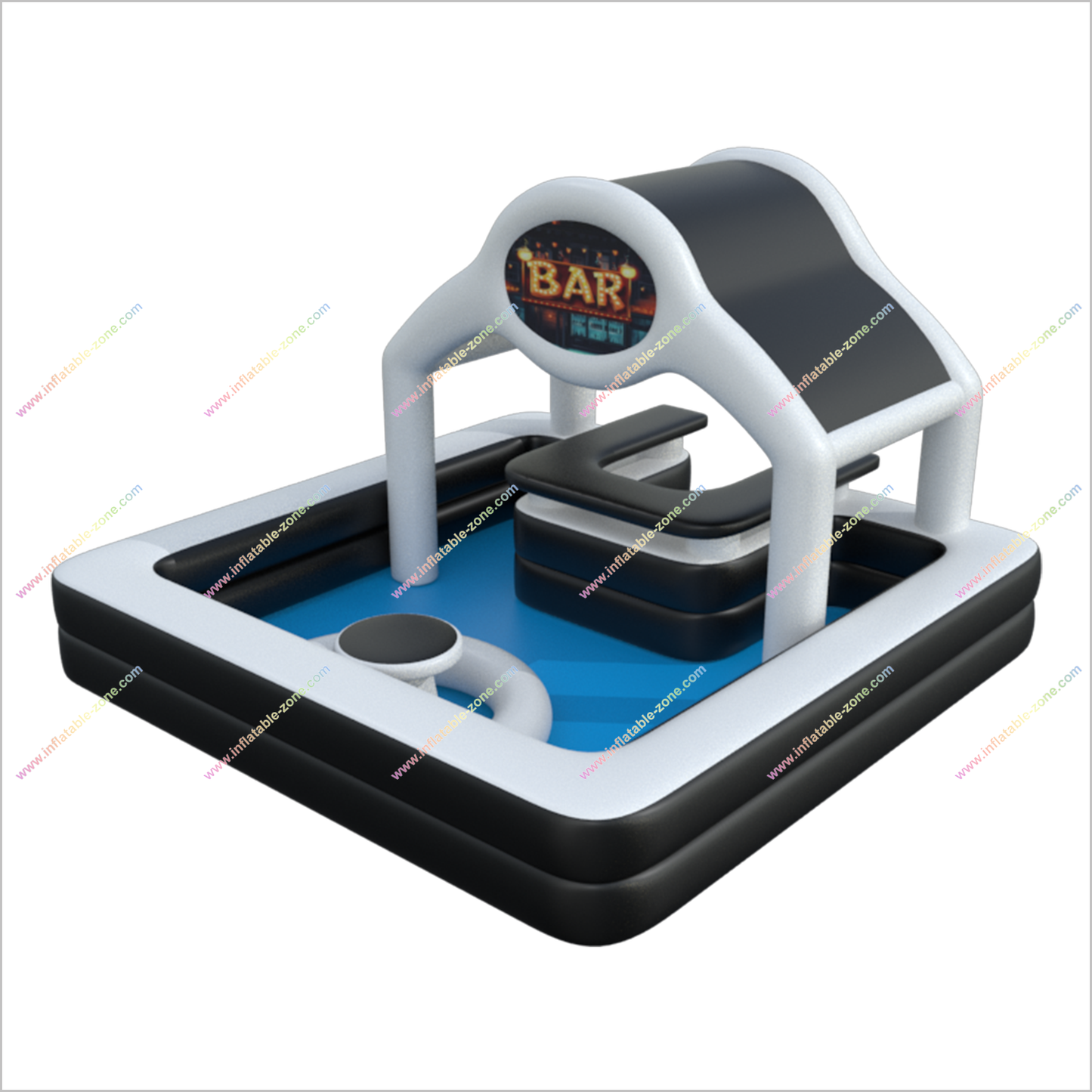 Bar With Pool Tables Near Me Fun Pool Toys Water Swimming Inflatable Pool Bar Backyard Games For Adults