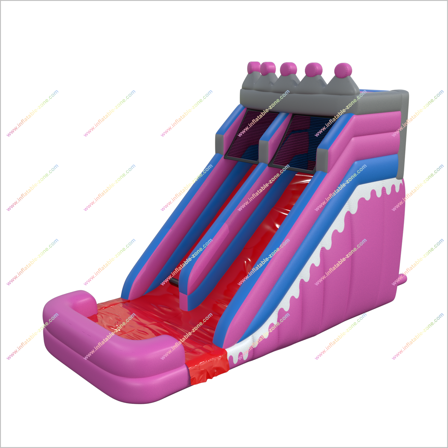 Princess Crown Inflatable Slides Near Me Fun Amusement Parks Dry Slide Rentals Soft Play For Parties