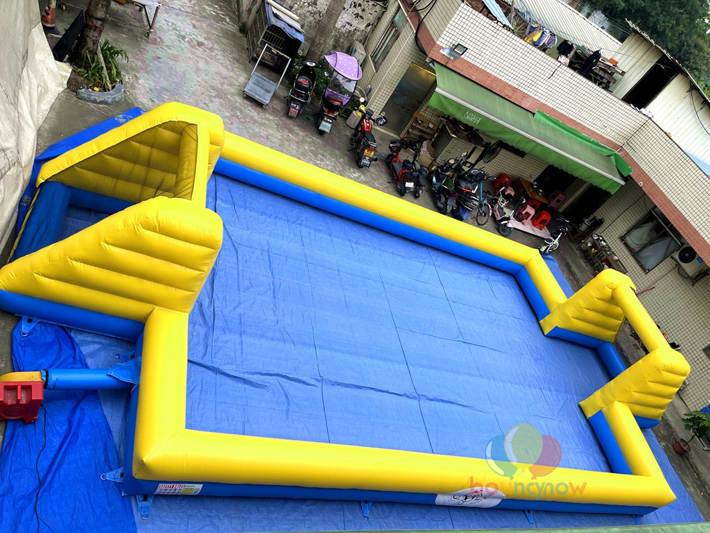 Fun Inflatable Soccer Game Field Exciting Inflatable Soccer Playground Great for Parties & Events