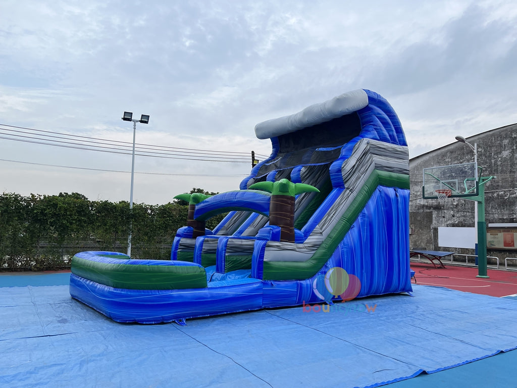 Fun Jumnps Water Slide Bounce House Kids Outdoor Inflatable Fun Bouncy Castle Party