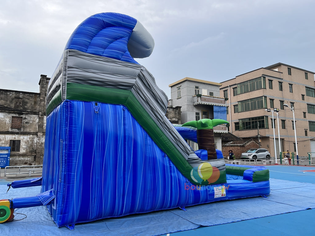 Fun Jumnps Water Slide Bounce House Kids Outdoor Inflatable Fun Bouncy Castle Party