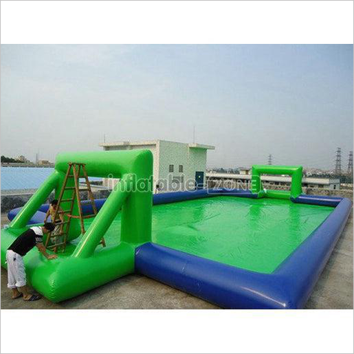Inflatable Football Soccer Field,Inflatable Soap Football Field,Door Close To Door Giant Inflatable Soccer Pitch - Inflatable-Zone