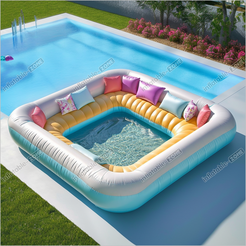 Luxurious Inflatable Sofa Pool Outdoor Play Water Sofa Pool Float Games To Play With Friends - Inflatable-Zone