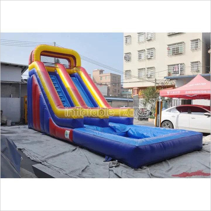 Inflatable Slide Adult Size Inflatable Water Slide Pool ,Backyard Inflatable Water Slide - Inflatable-Zone