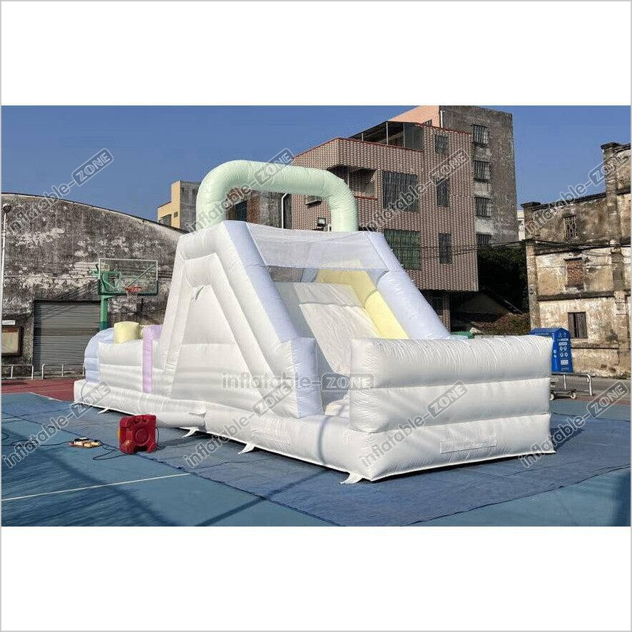 Large Inflatable Obstacle Course Slip And Slide Birthday Party Fun Obstacle Course For Adults - Inflatable-Zone
