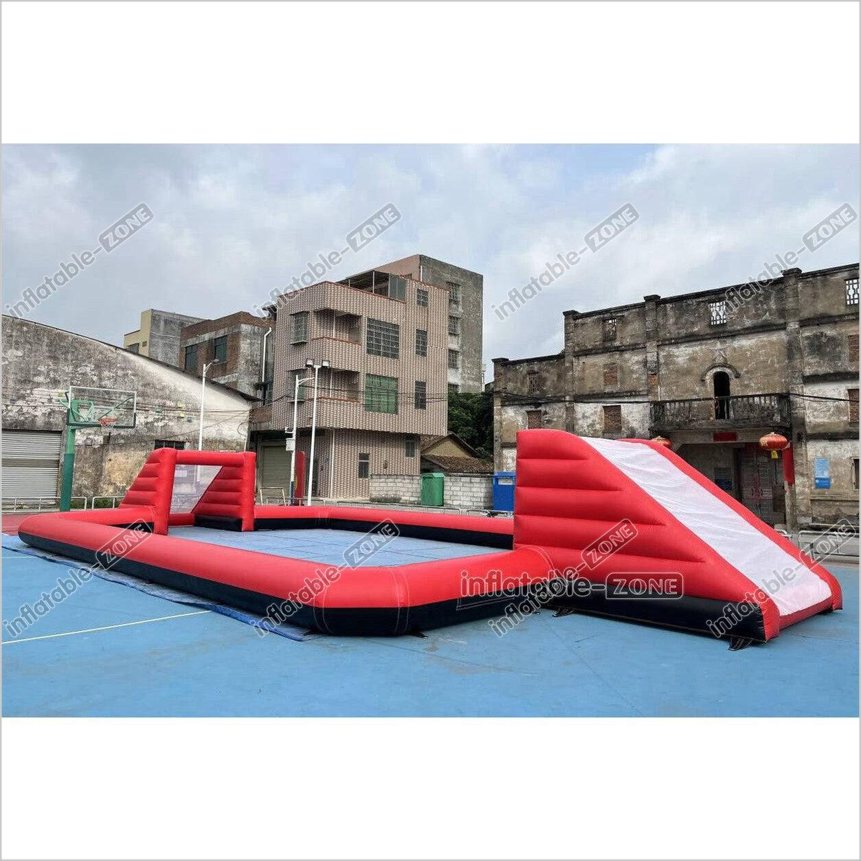 Giant Inflatable Arena Football Soap Court Outdoor Sports Games Inflatable Soccer Field For Events - Inflatable-Zone