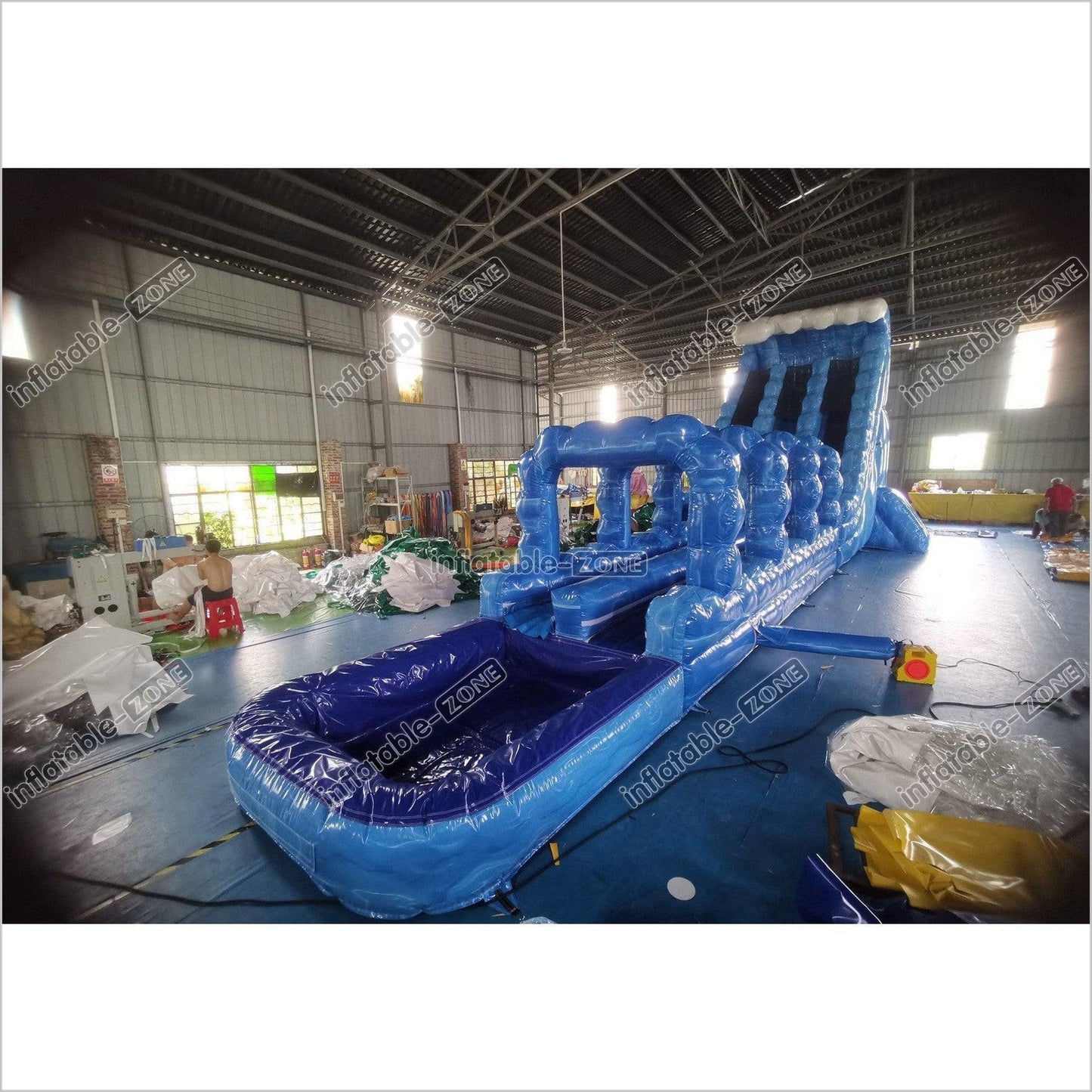 Waterproof Inflatable Long Water Slip N Slide Blow Up Water Slide - Inflatable-Zone
