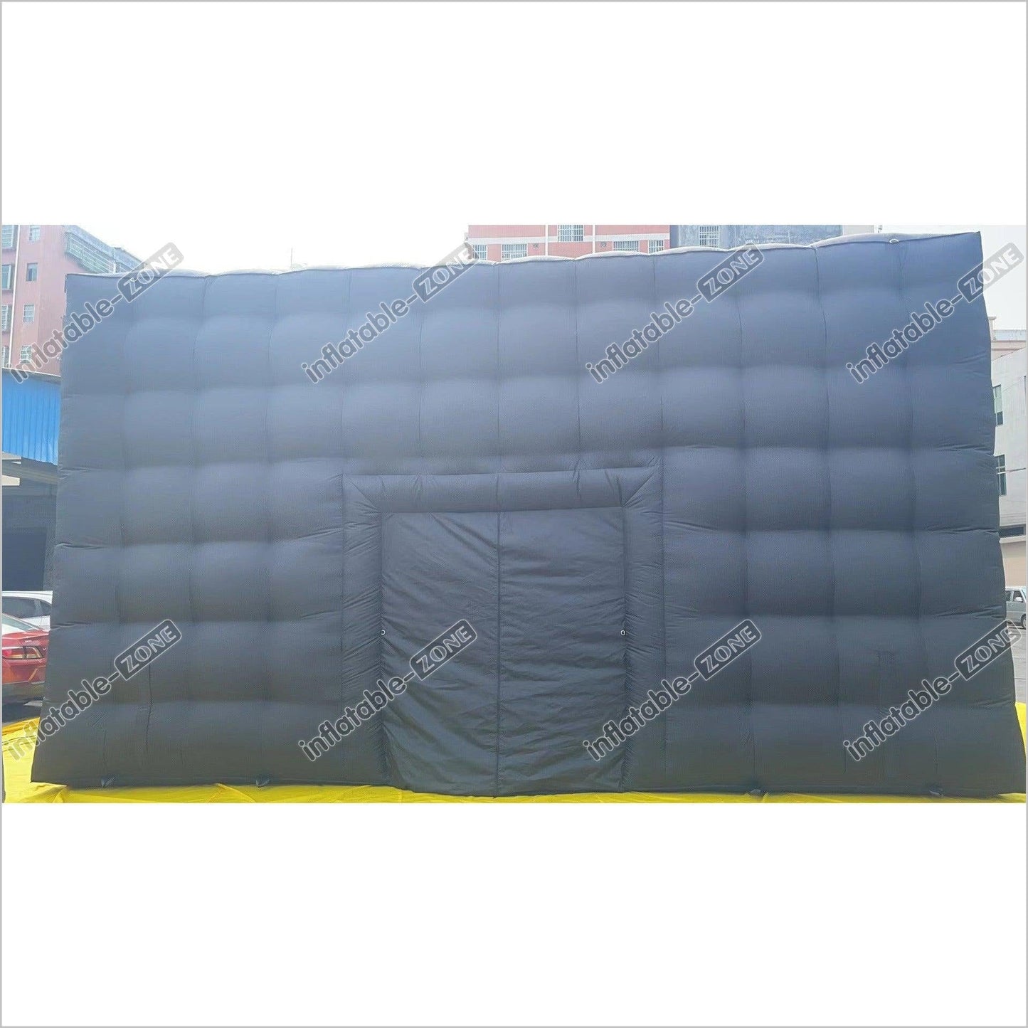Black Giant Inflatable Cube Tent Party Disco Booth Nightclub Outdoor Inflatable Disco Tent - Inflatable-Zone