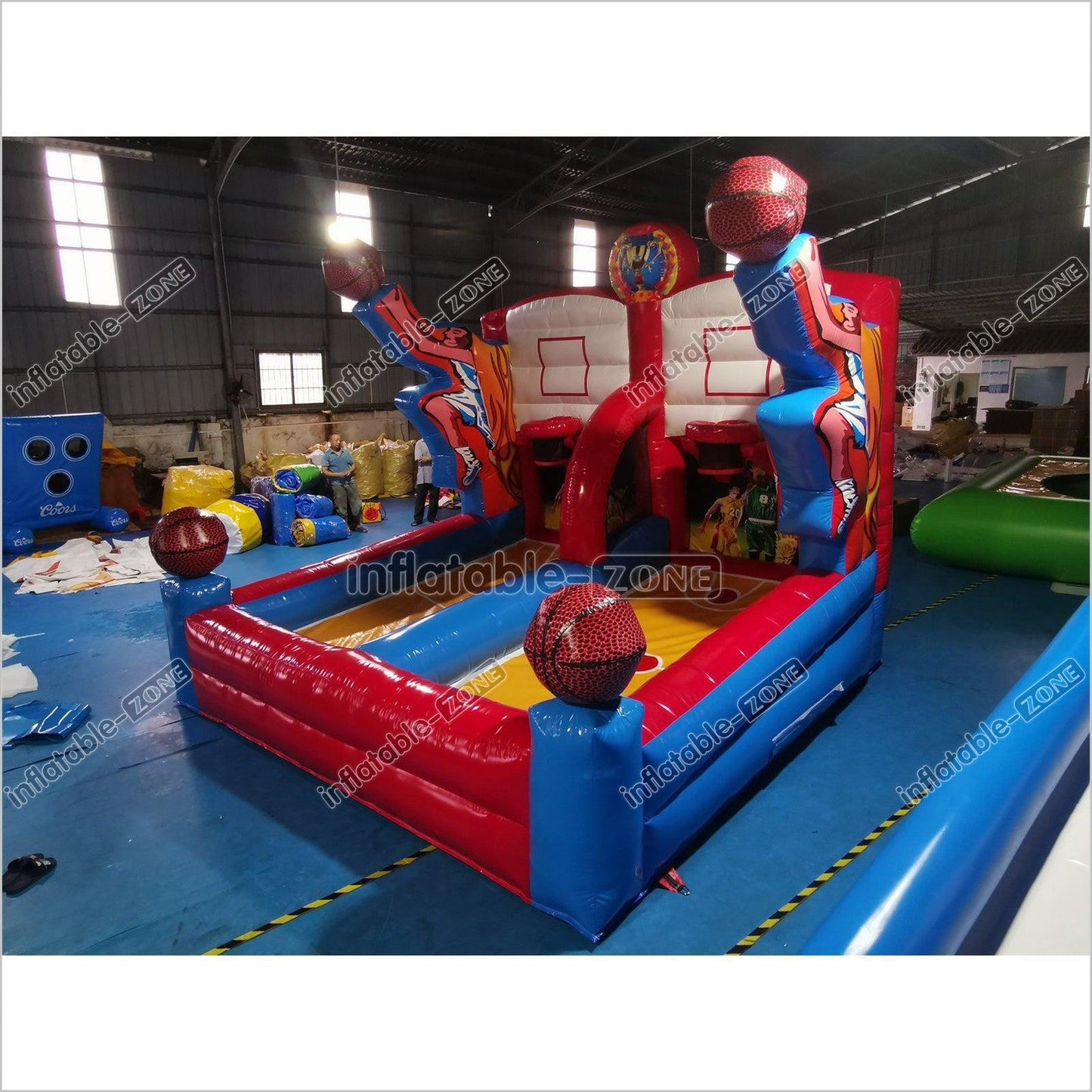 Commercial Inflatable Basketball Shooting Stars Interactive Sports Games - Inflatable-Zone