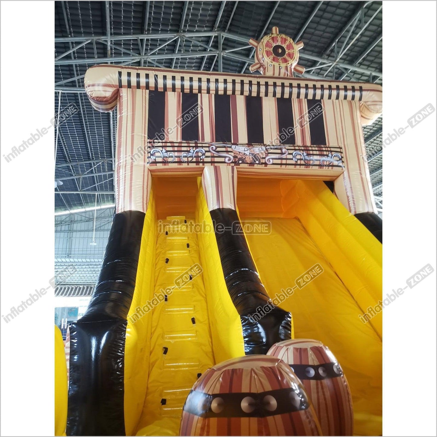Inflatable Pirate Ship Slide Bouncy House Blow Up Slide Jumper - Inflatable-Zone