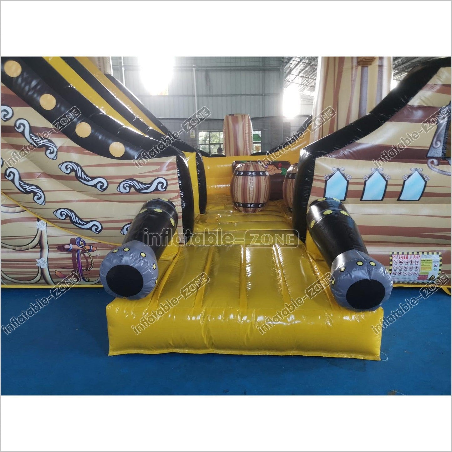 Inflatable Pirate Ship Slide Bouncy House Blow Up Slide Jumper - Inflatable-Zone
