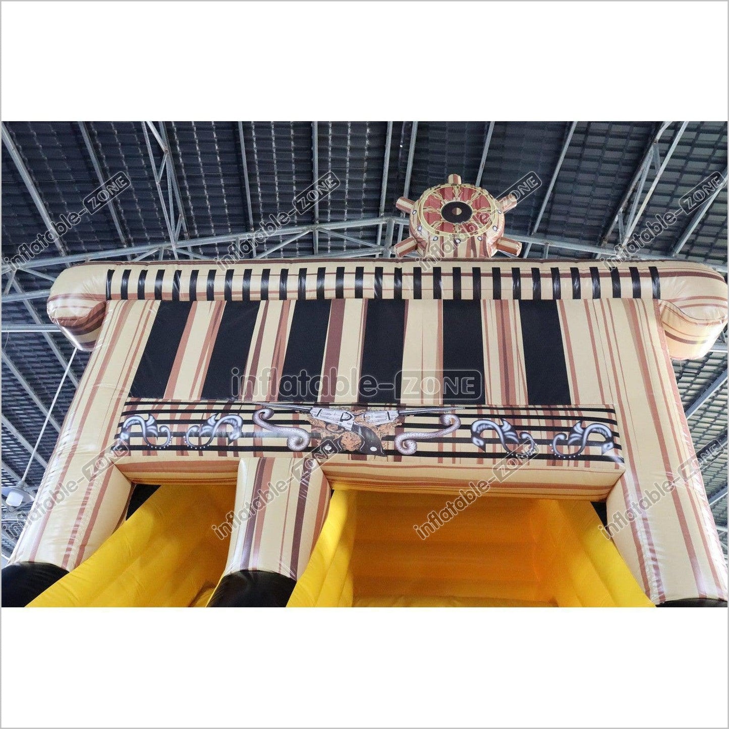 Inflatable Pirate Ship Slide Bouncy House Blow Up Slide Jumper - Inflatable-Zone