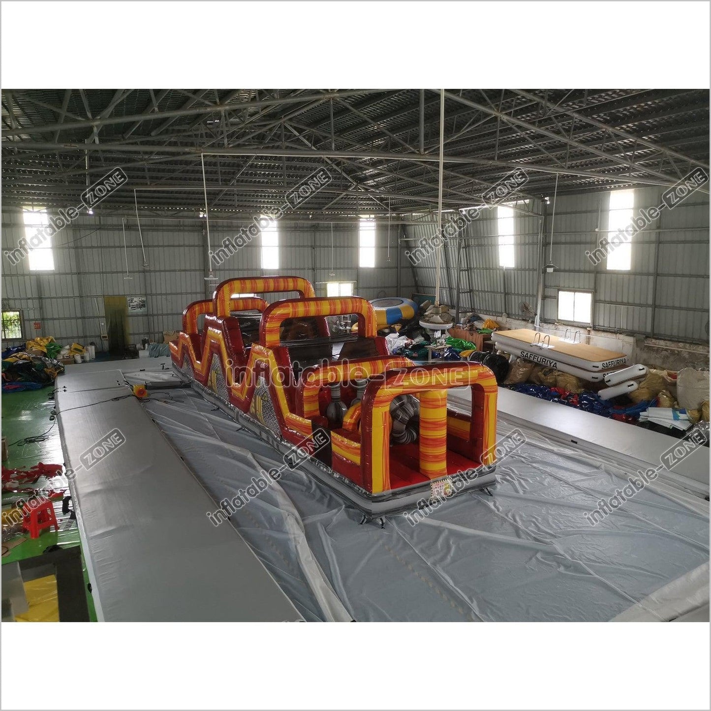 Inflatable Obstacle Course Bounce House Ninja Warrior Course Indoor Obstacle Course - Inflatable-Zone