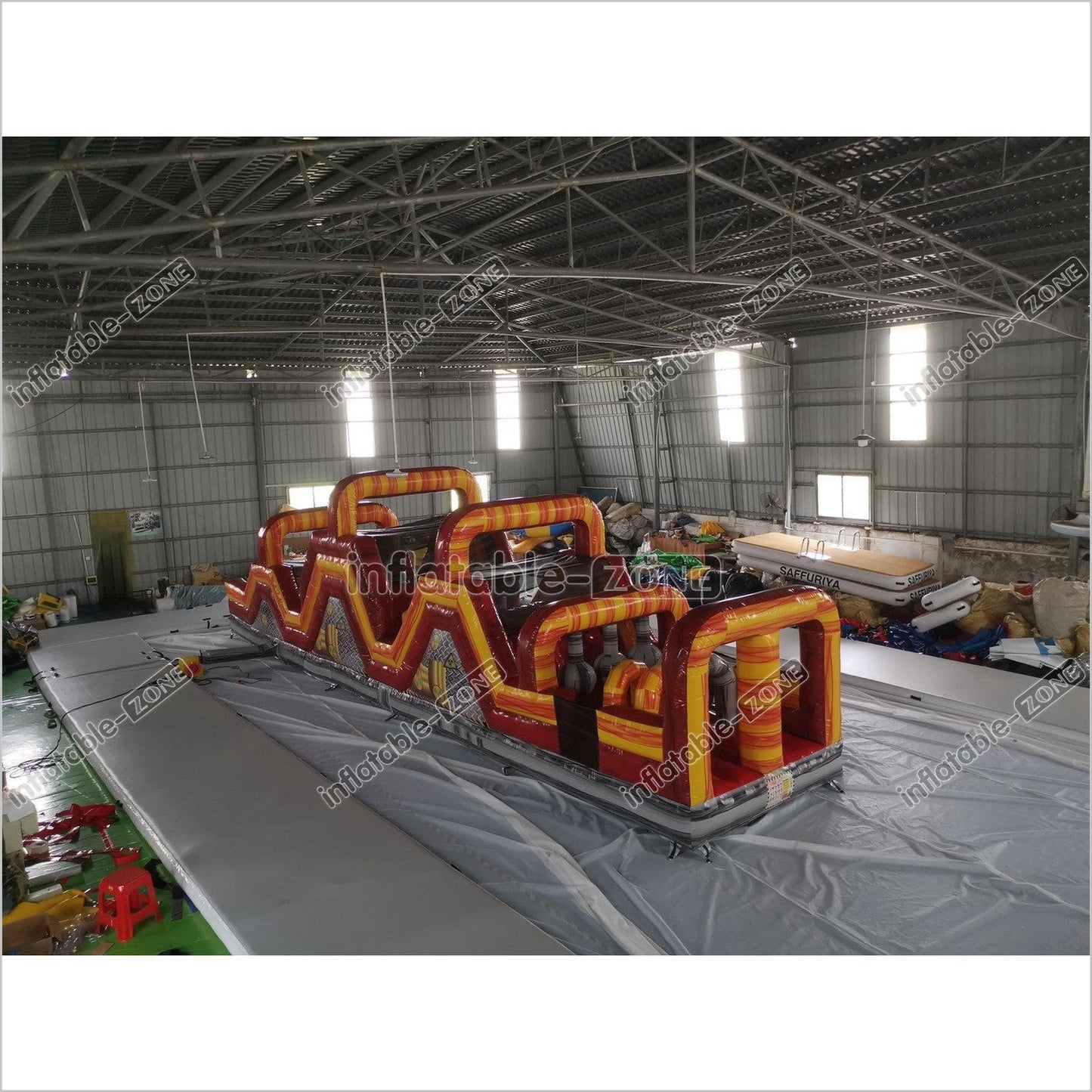 Inflatable Obstacle Course Bounce House Ninja Warrior Course Indoor Obstacle Course - Inflatable-Zone