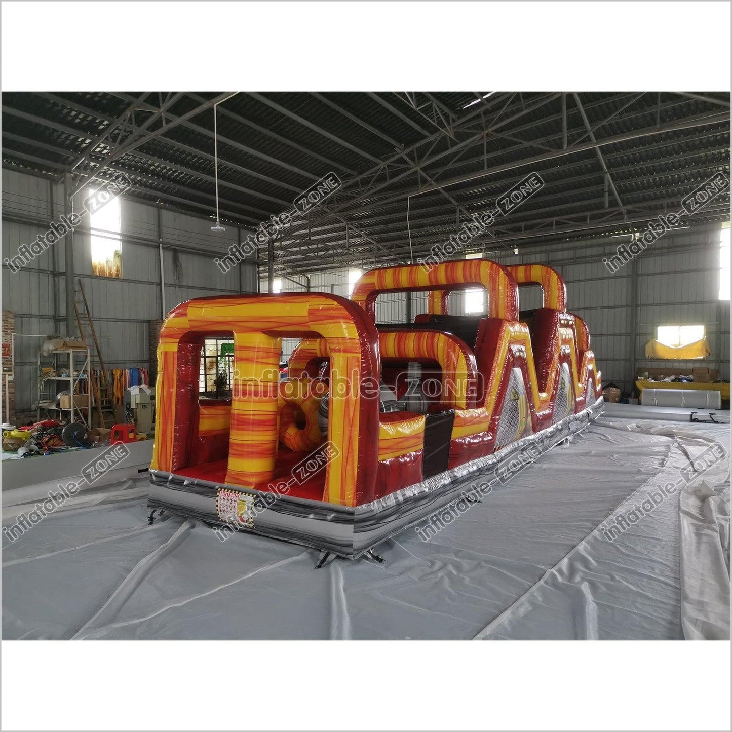 Inflatable Obstacle Course Bounce House Ninja Warrior Course Indoor Obstacle Course - Inflatable-Zone
