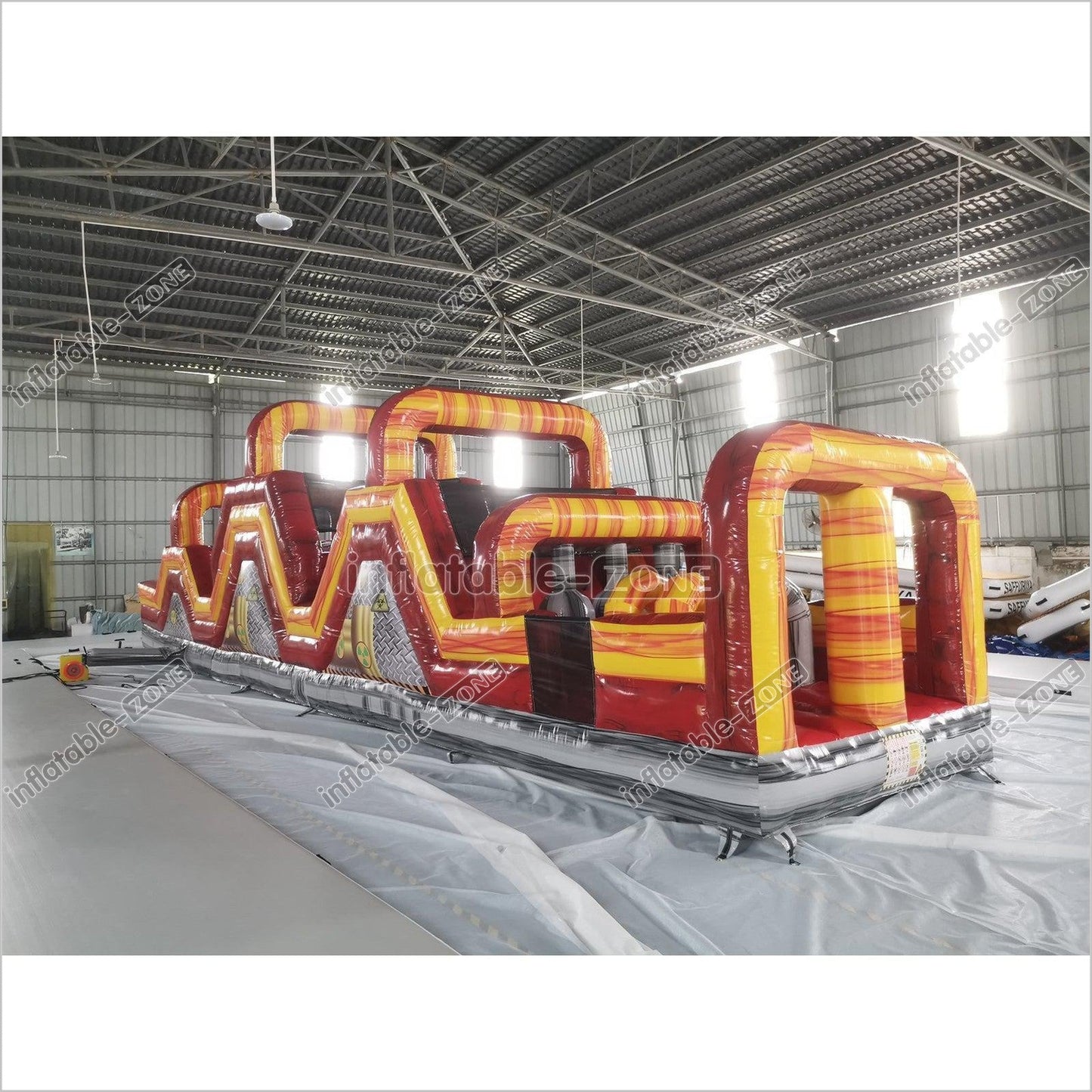 Inflatable Obstacle Course Bounce House Ninja Warrior Course Indoor Obstacle Course - Inflatable-Zone