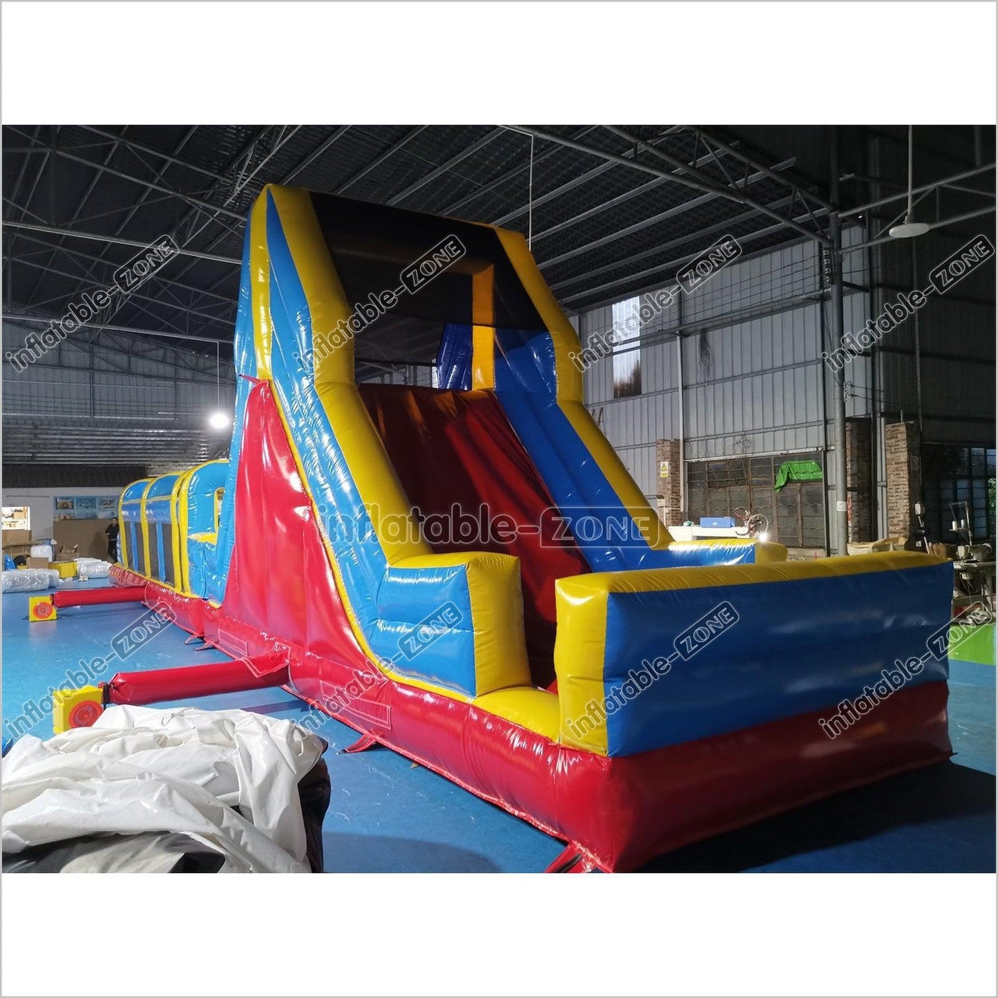Team Playground Inflatable Obstacle Course Best Blow Up Backyard Climbing Bouncy Castle House - Inflatable-Zone