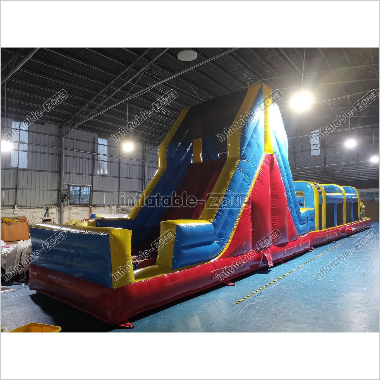 Team Playground Inflatable Obstacle Course Best Blow Up Backyard Climbing Bouncy Castle House - Inflatable-Zone