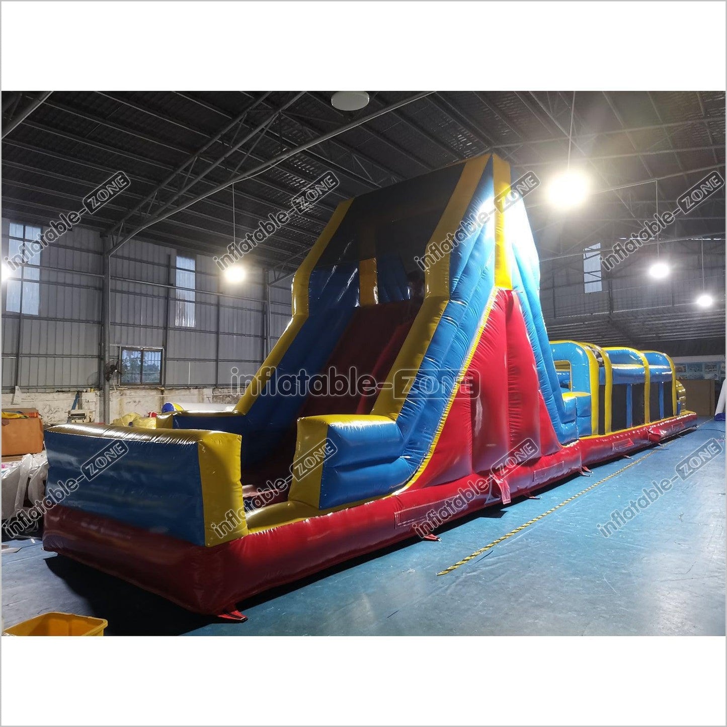 Team Playground Inflatable Obstacle Course Best Blow Up Backyard Climbing Bouncy Castle House - Inflatable-Zone