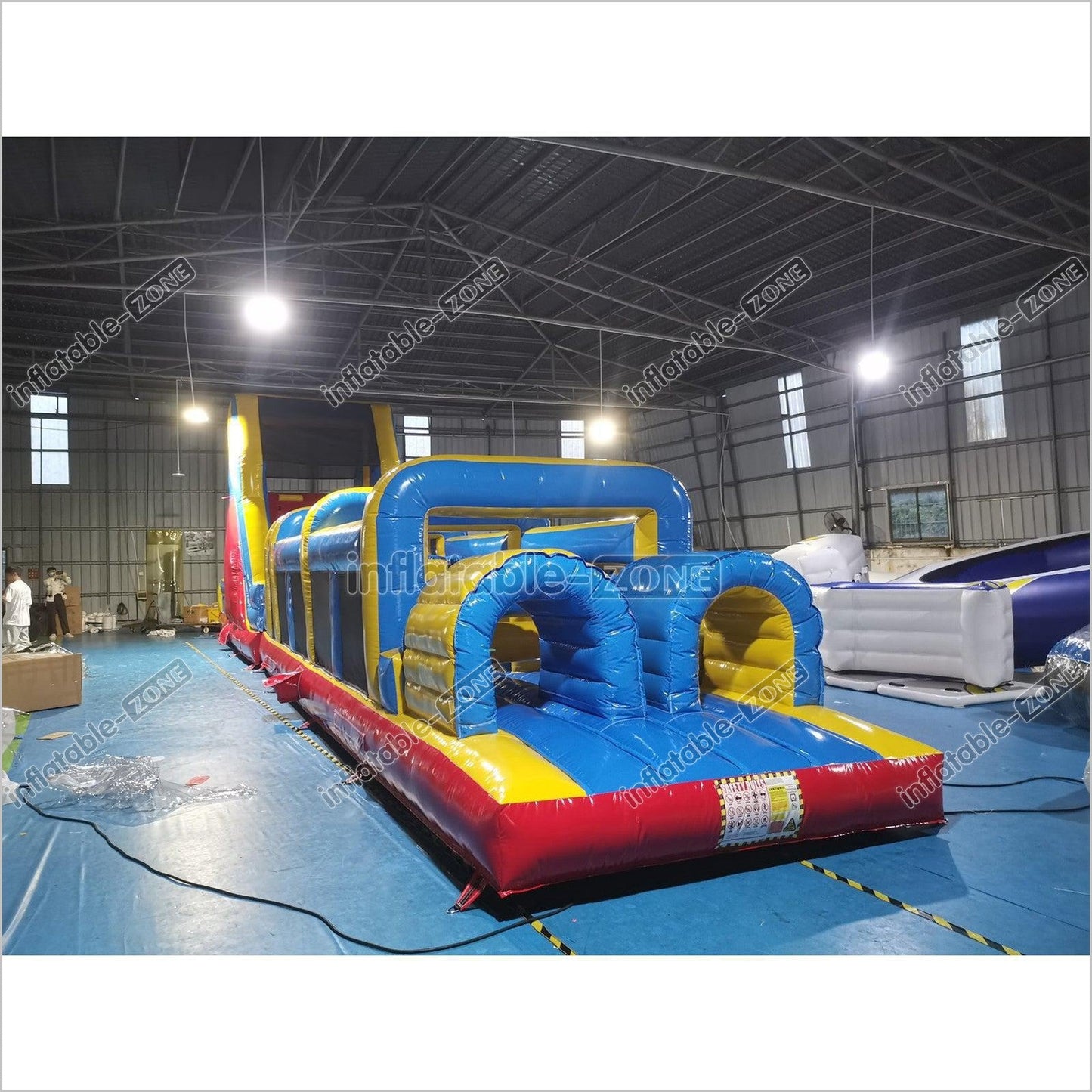 Team Playground Inflatable Obstacle Course Best Blow Up Backyard Climbing Bouncy Castle House - Inflatable-Zone