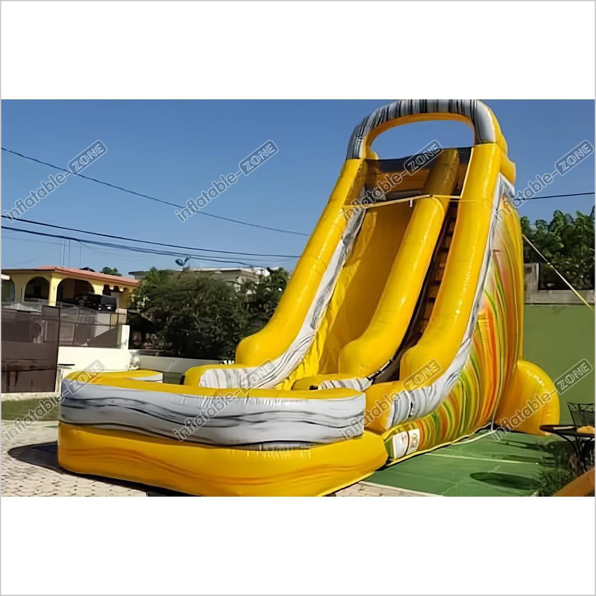 Best Backyard Inflatable Water Slides Commercial Water Slide With Pool Bouncers For Parties - Inflatable-Zone