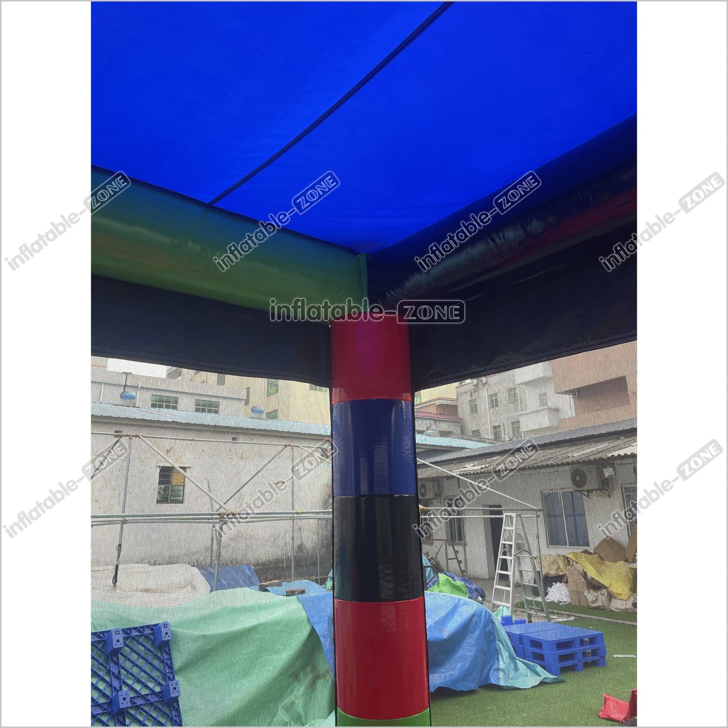 Best Bouncy Castle Inflatable Block Dual Lane Combo Backyard Bounce House With Slide - Inflatable-Zone