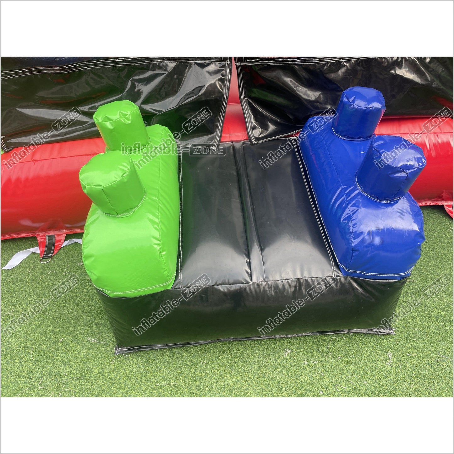 Best Bouncy Castle Inflatable Block Dual Lane Combo Backyard Bounce House With Slide - Inflatable-Zone