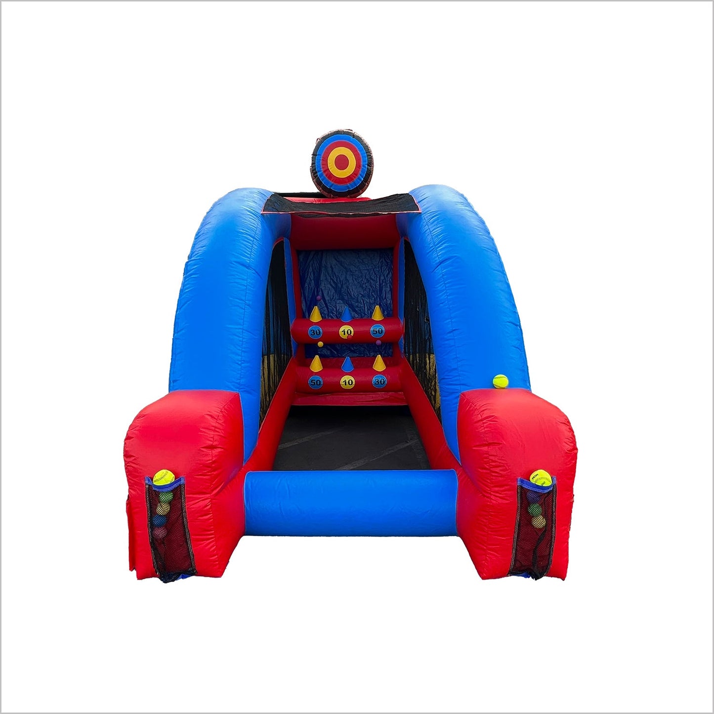 Knock It Off Archery Target Inflatable Interactive Game Softball Cage Outdoor Play Area Equipment