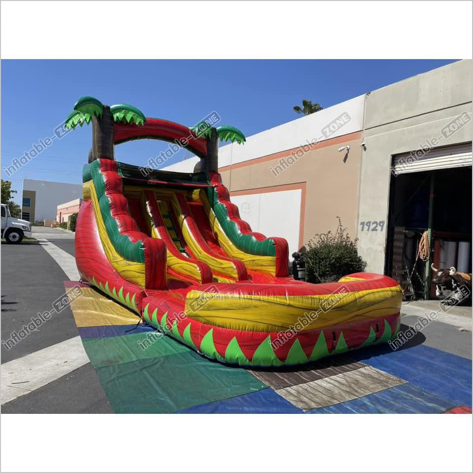 Inflatable Coconut Tree Water Slide For Party, Commercial Water Slides For Business - Inflatable-Zone