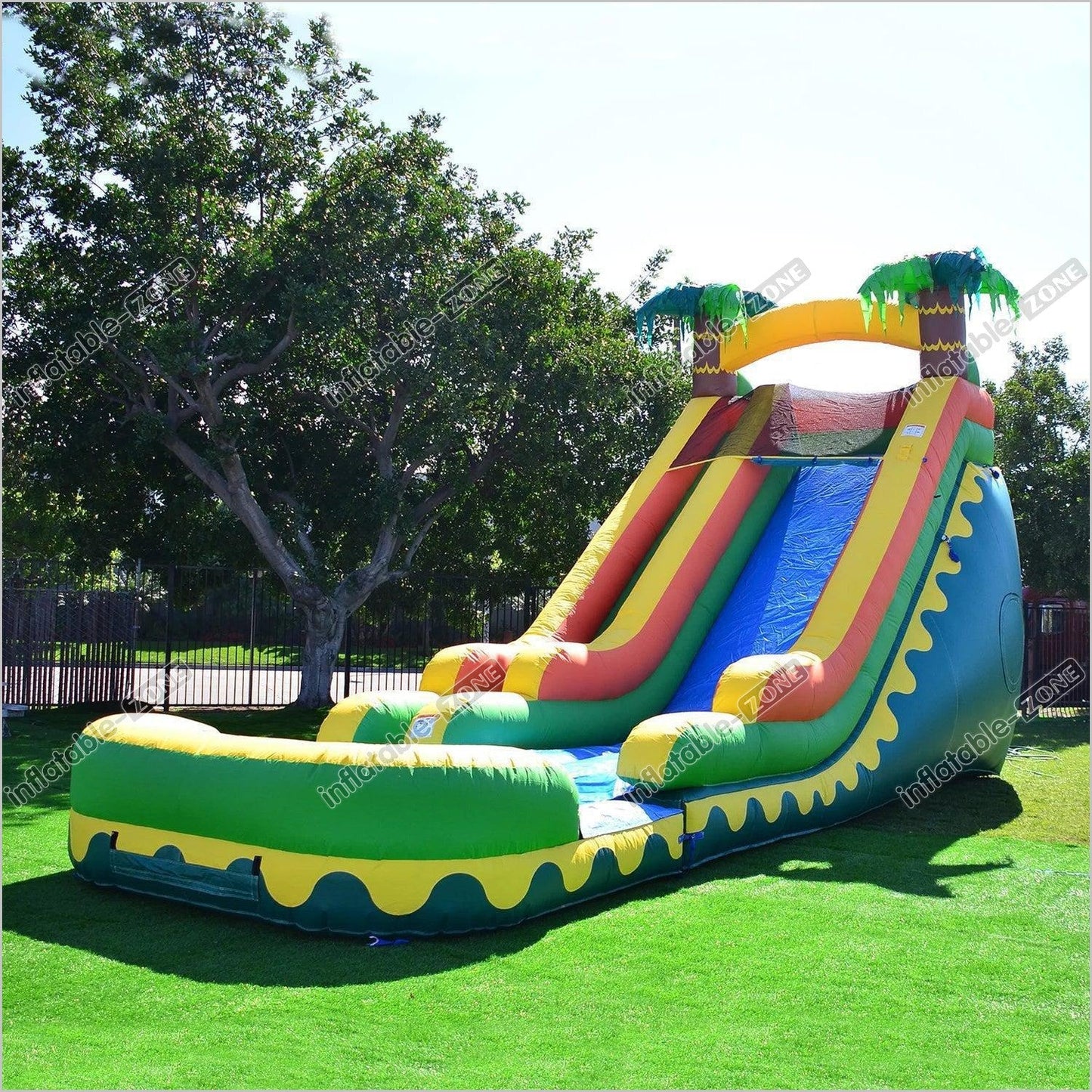 Bounce House With Water Slide And Slip N Slides Best Outdoor Water Slides For Backyard - Inflatable-Zone