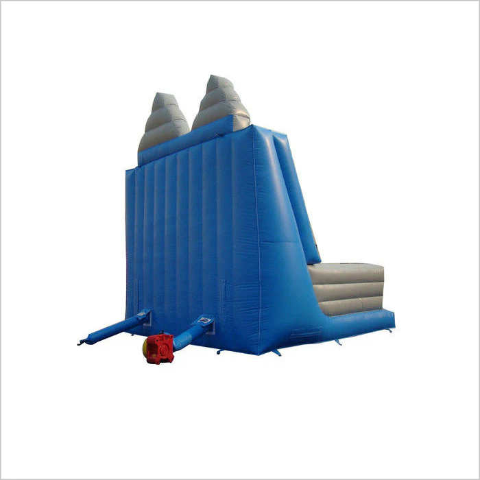 Backyard Fun Inflatable Rock Climbing Wall Blue And Gray For Outdoor Activities - Inflatable-Zone