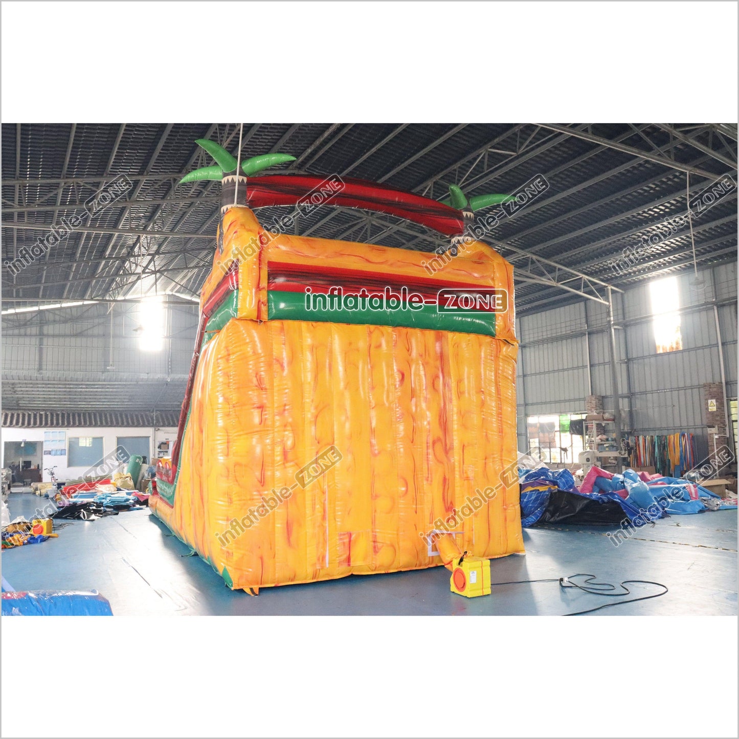 Tropical Giant Inflatable Slide With Pool Commercial Combo Large Inflatable Slides For Kids And Adults - Inflatable-Zone