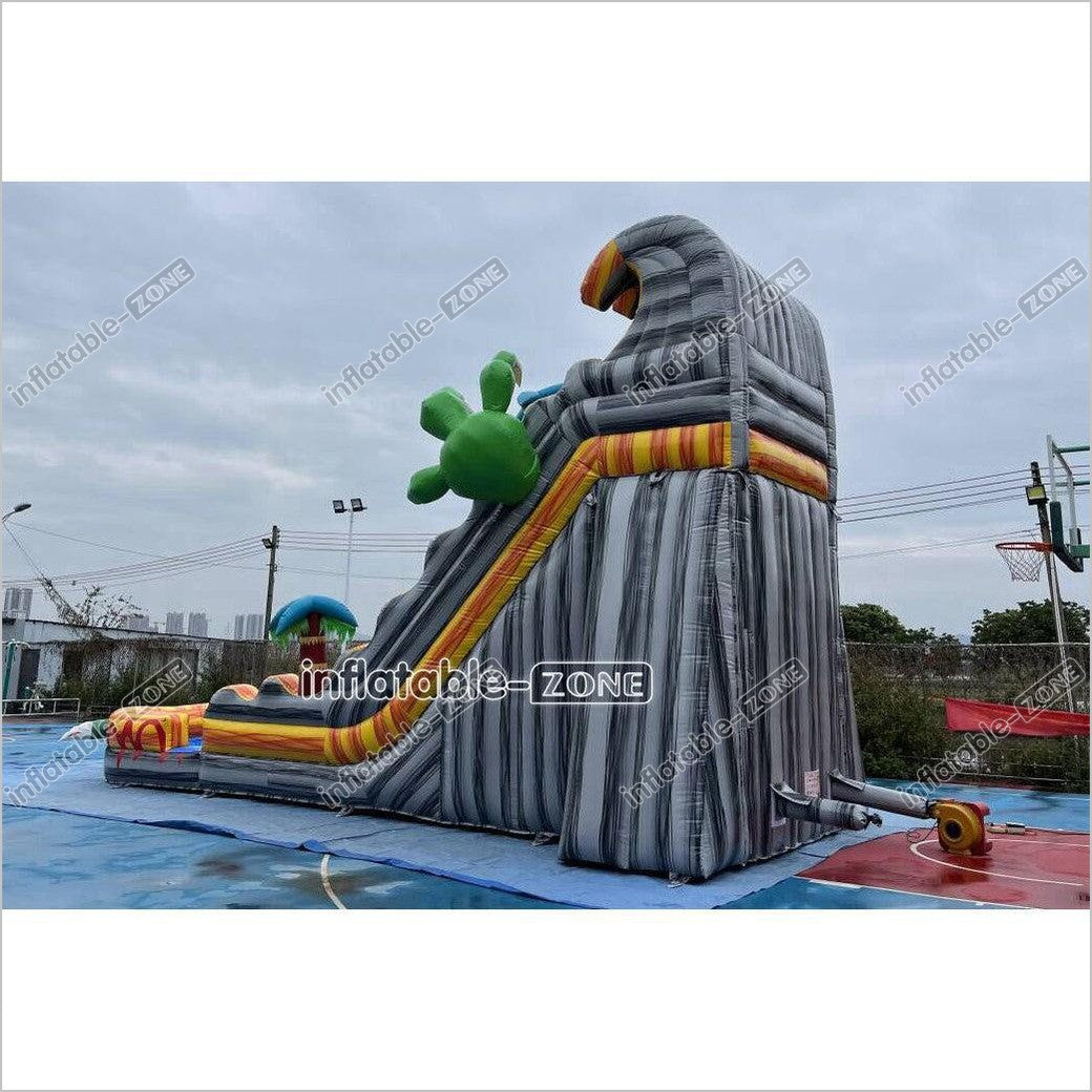 Blow Up Dinosaur Inflatable Slide Play Pool With Slide Birthday Party Water Slide Near Me - Inflatable-Zone