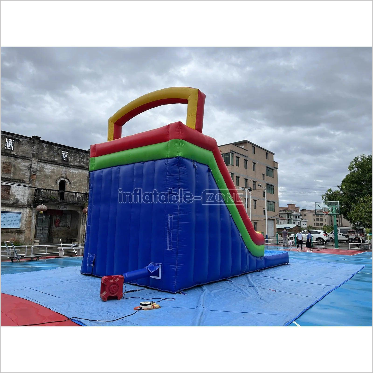 Commercial Inflatable Water Slide Inflatable Pool Blow Up Double Water Slide - Inflatable-Zone