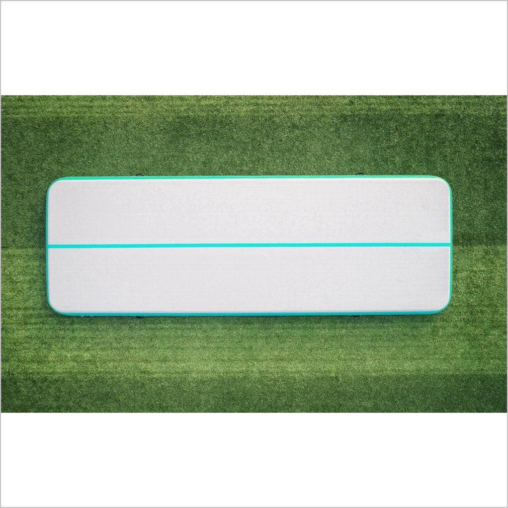 Mint Green Air Tumble Track Cheerleaders Mat - Inflatable-Zone