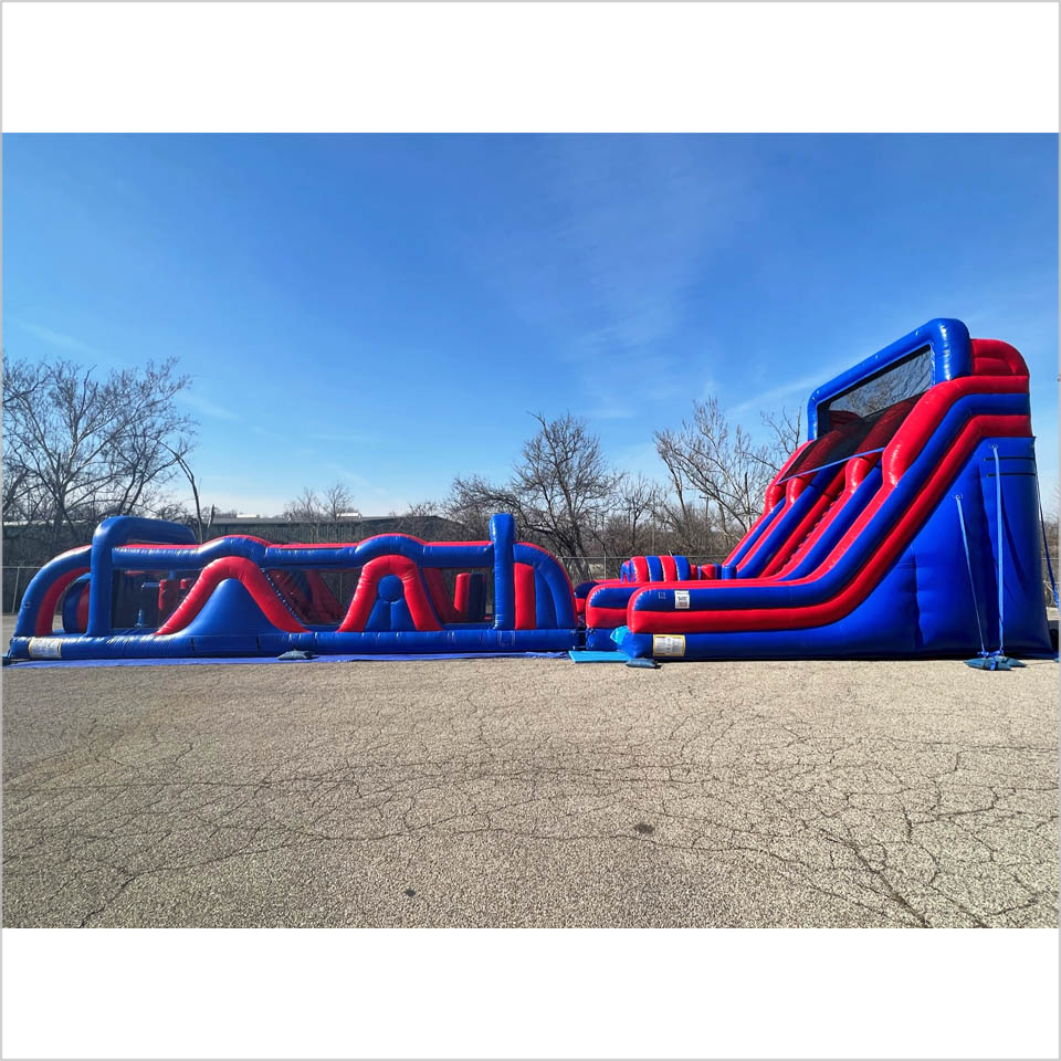 Extreme Run Slide And Climb Obstacle Course Inflatable Rentals Near Me Interactive Games Online - Inflatable-Zone