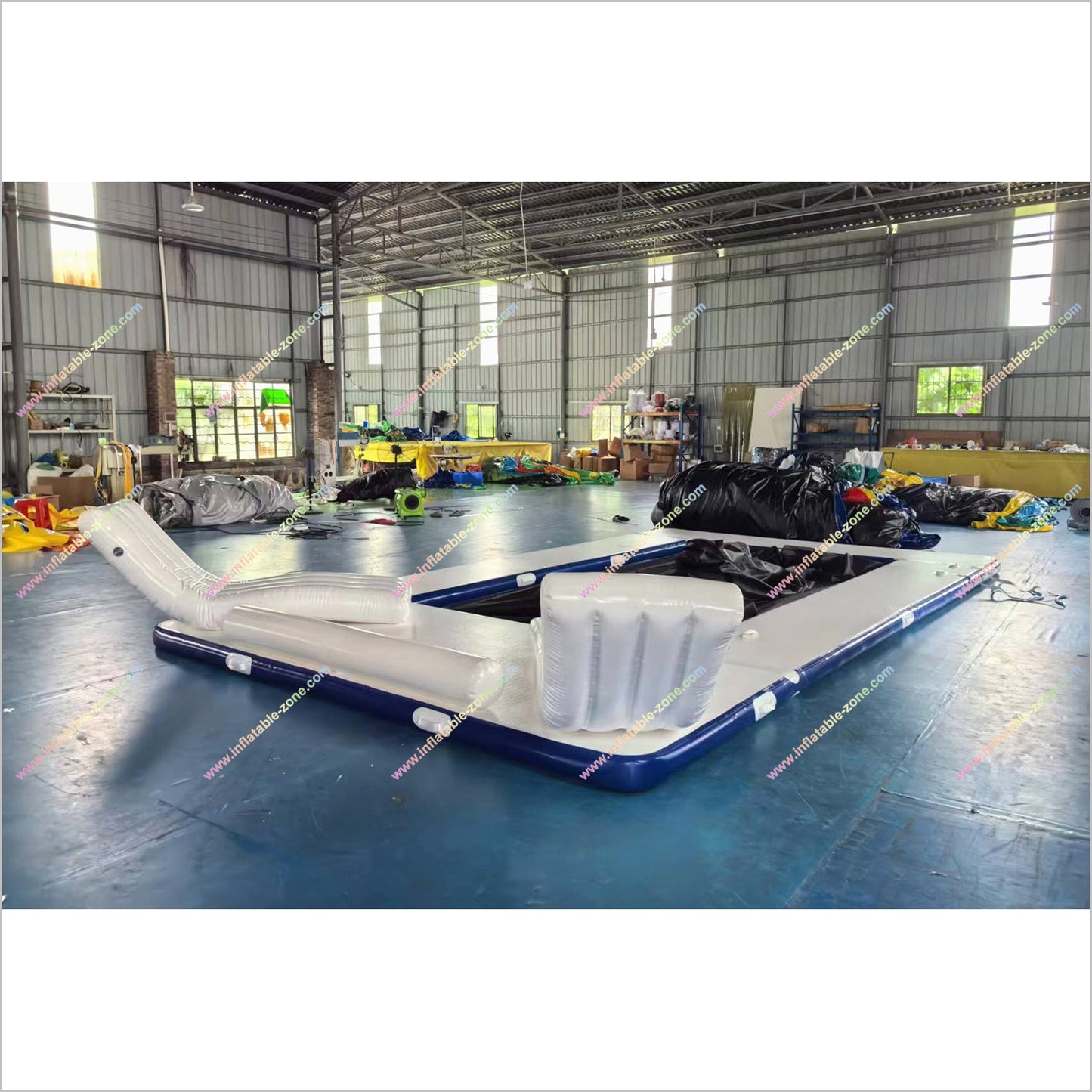 Inflatable Floating Platform Ocean Sea Boat Yacht Water Playground Equipment Sofa Swimming Pool In Ocean - Inflatable-Zone