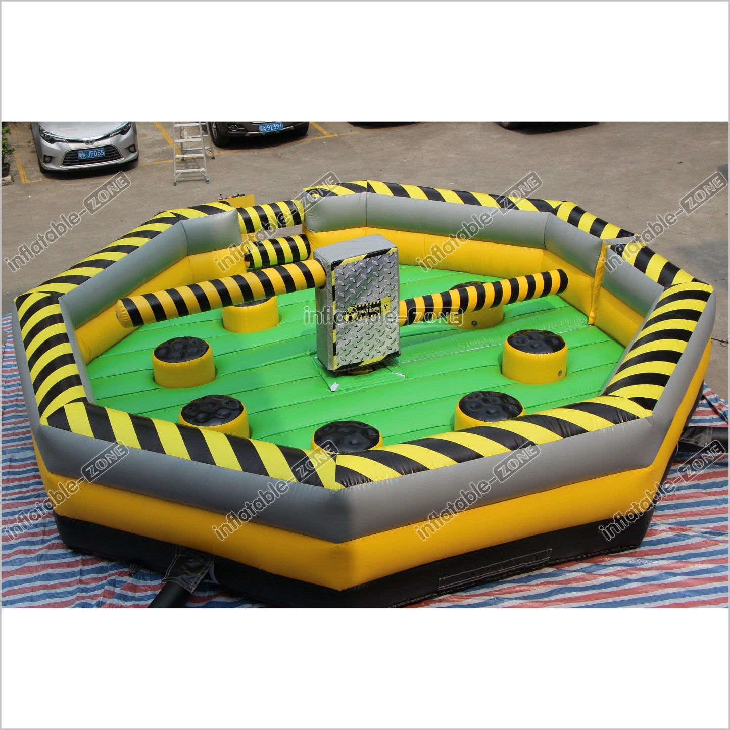 Outdoor Inflatable Wipeout Sports Games Mechanical Inflatable Sweeper Game For Kids And Adults - Inflatable-Zone