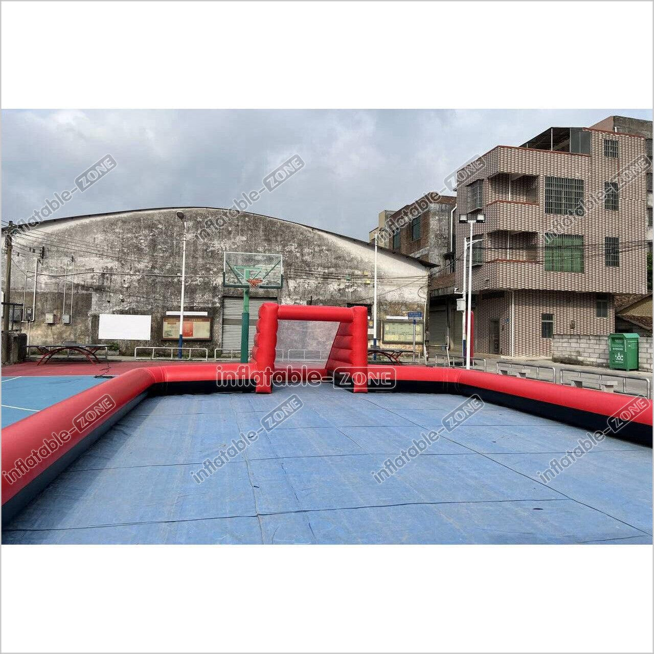 Giant Inflatable Arena Football Soap Court Outdoor Sports Games Inflatable Soccer Field For Events - Inflatable-Zone