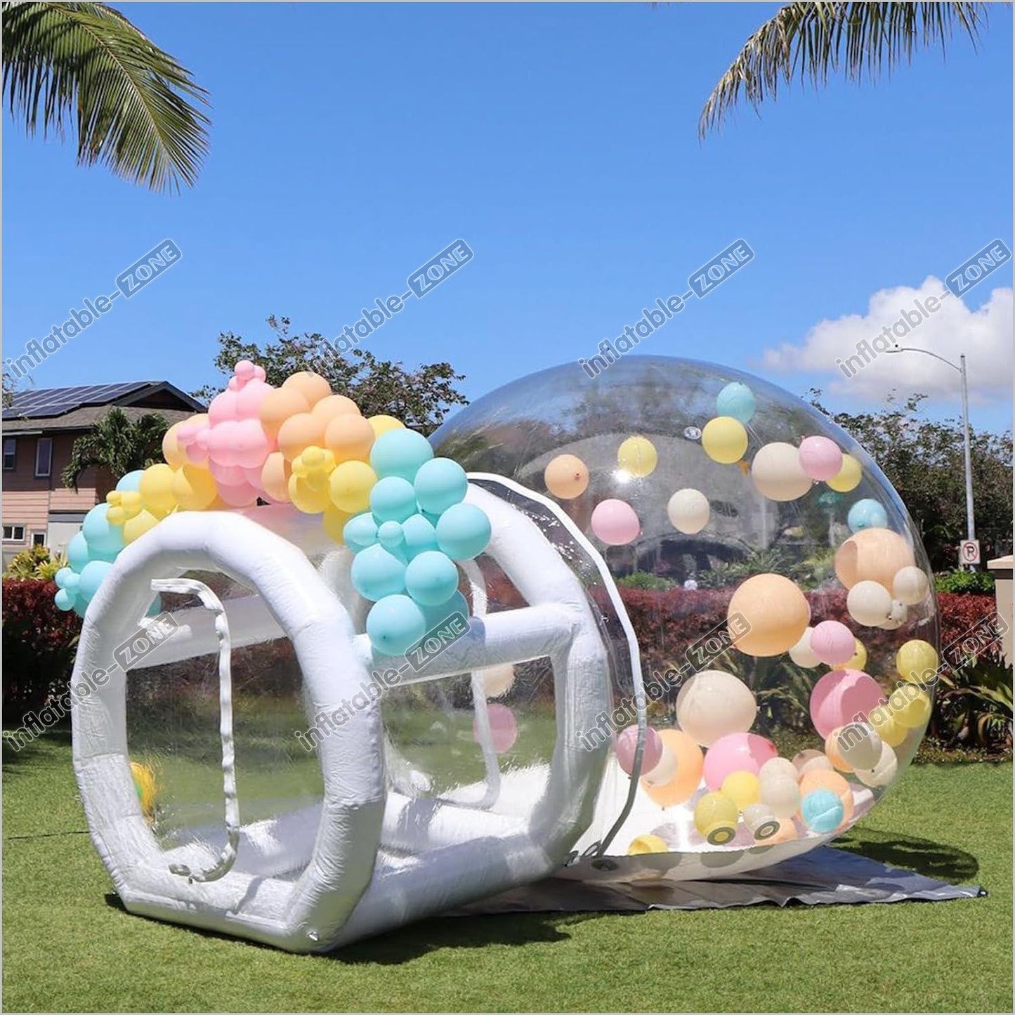 Inflatable Bubble House Tent Outdoor Transparent Commercial Grade Bubble House Clear Dome Balloon Garden Tent - Inflatable-Zone