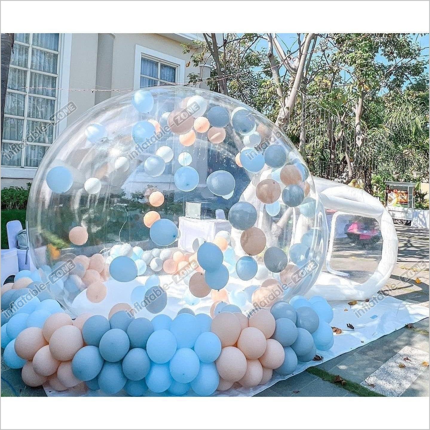 Inflatable Bubble House With Balloons Party Clear Dome Tent Inflatable Tent House - Inflatable-Zone