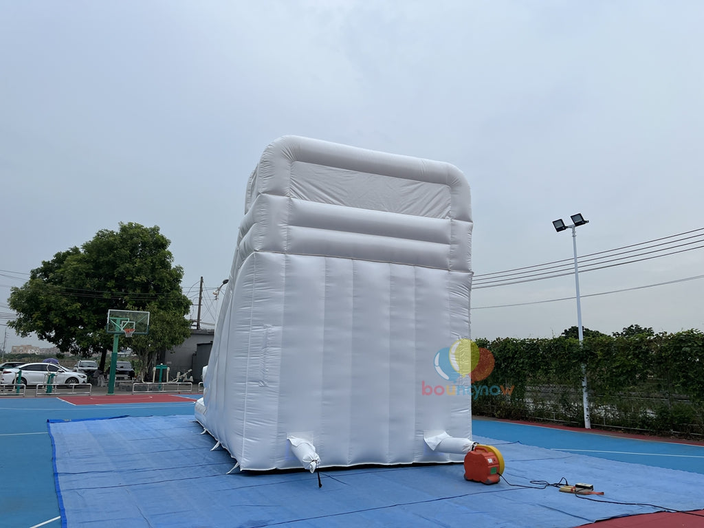 White Wedding Inflatable Bouncer Water Slide Elegant Fun for Weddings & Celebrations